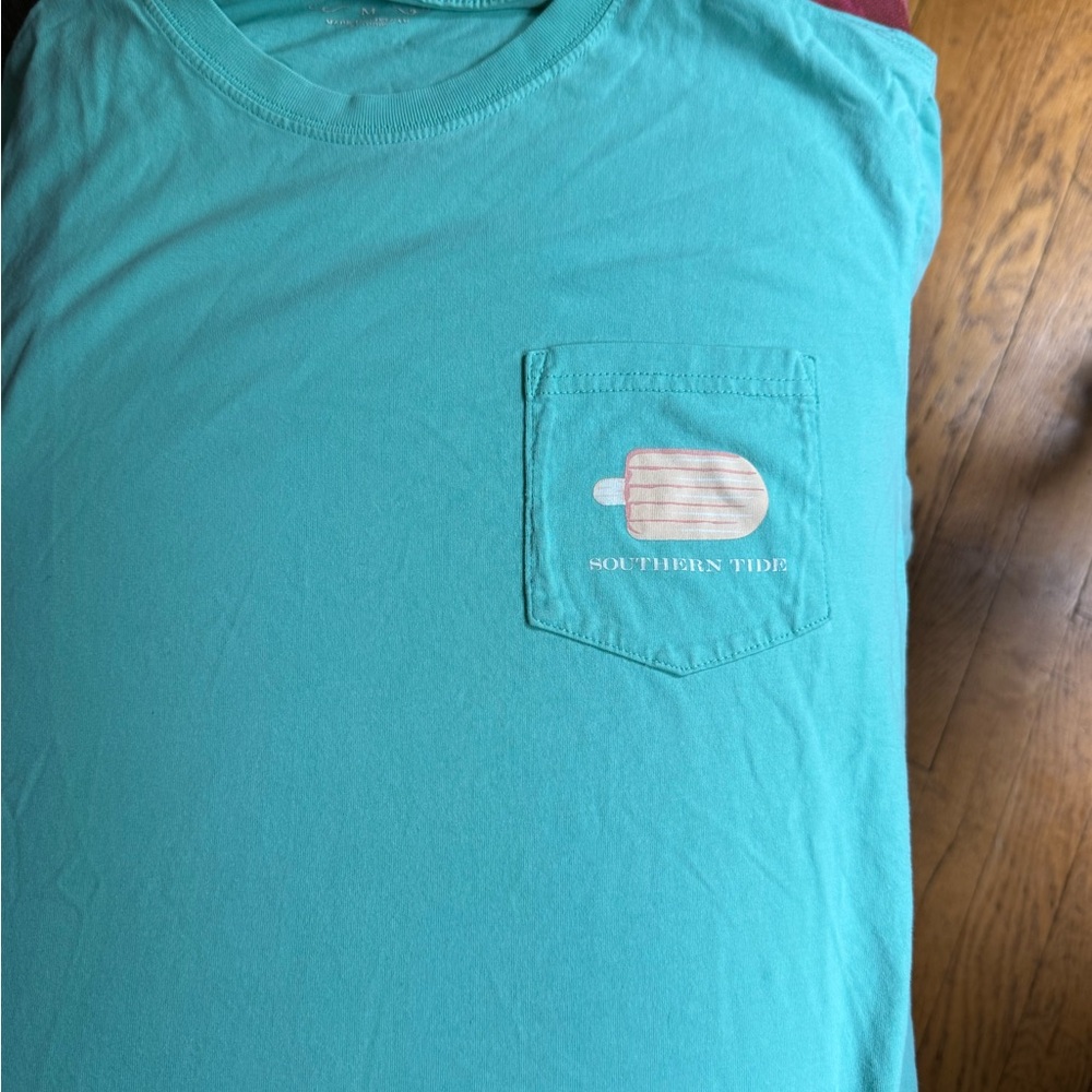Southern Tide Blue Short Sleeve Tee